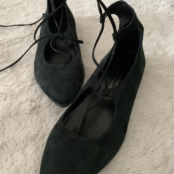 ECCO Black suede flats size EU40 - Picture 4 of 7
